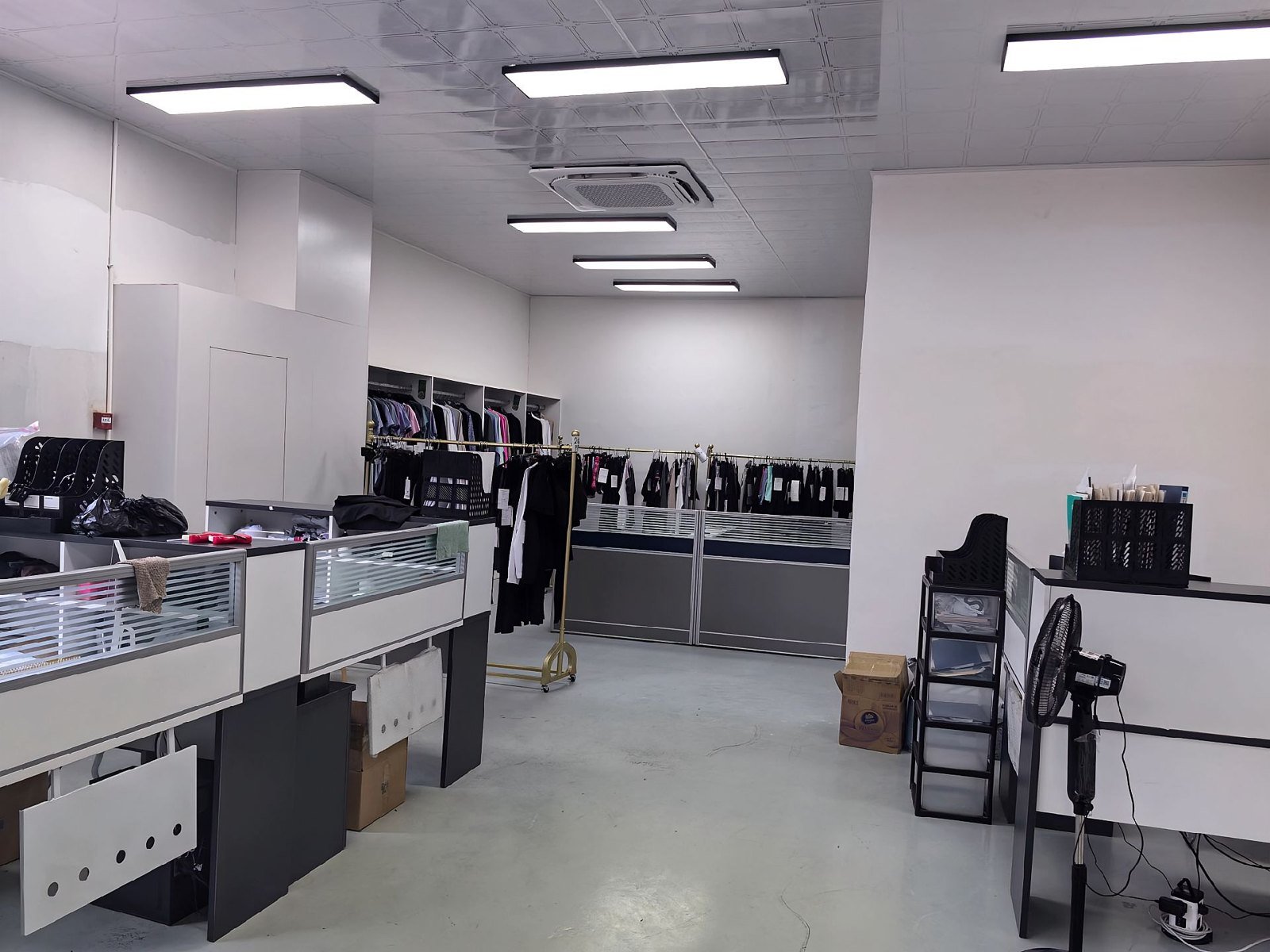 Our office and sample development workspace.