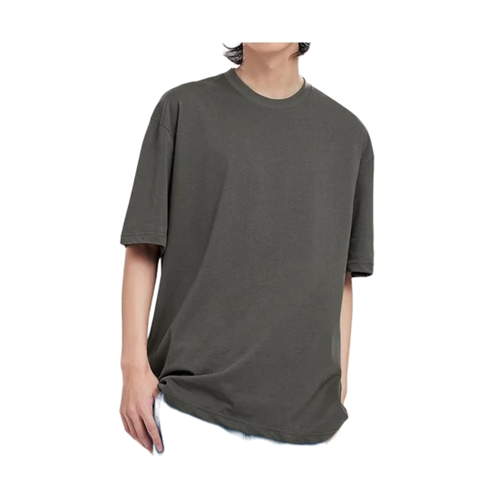 Relaxed Double Yarn Cotton Tee - garment view