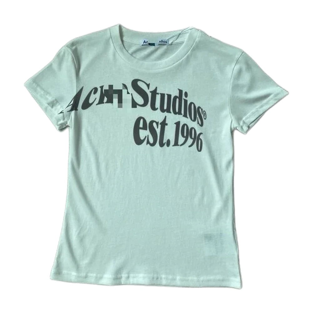 Women’s Slim Fit Letter Print Crew-Neck T-Shirt - garment view