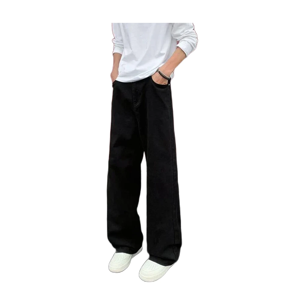 Men’s Relaxed Wide-Leg Casual Pants - garment view