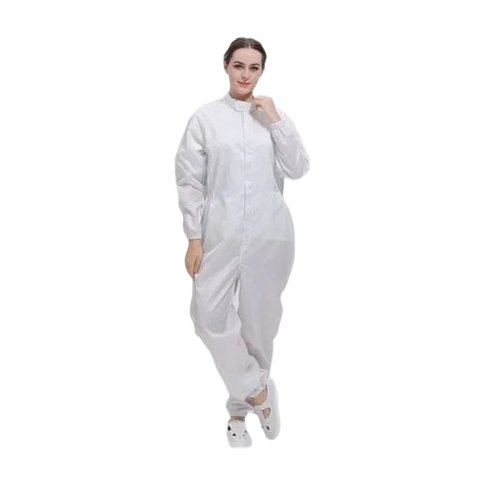 Unisex Stand Collar Work Coveralls - garment view