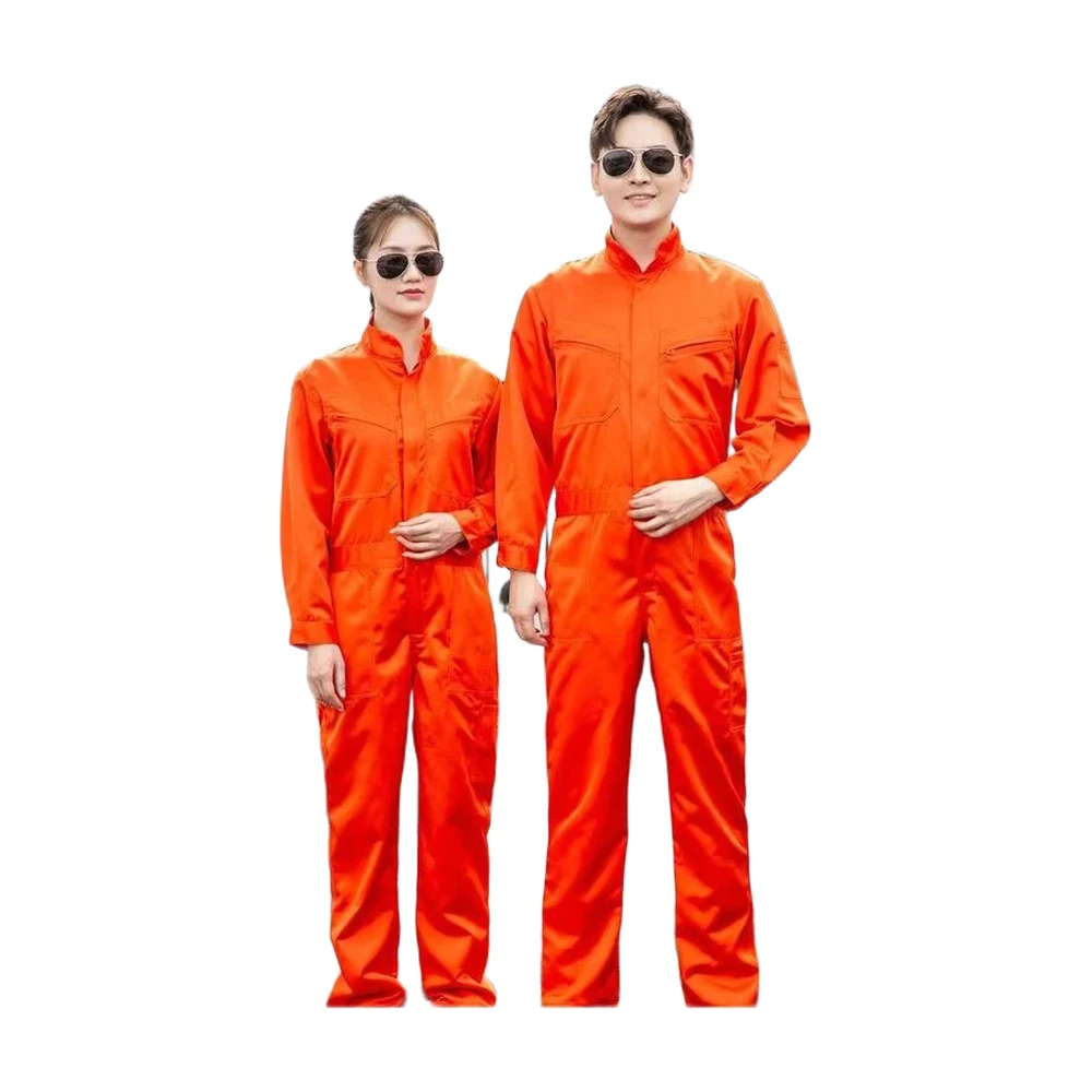 Unisex Long Sleeve Work Coveralls - garment view