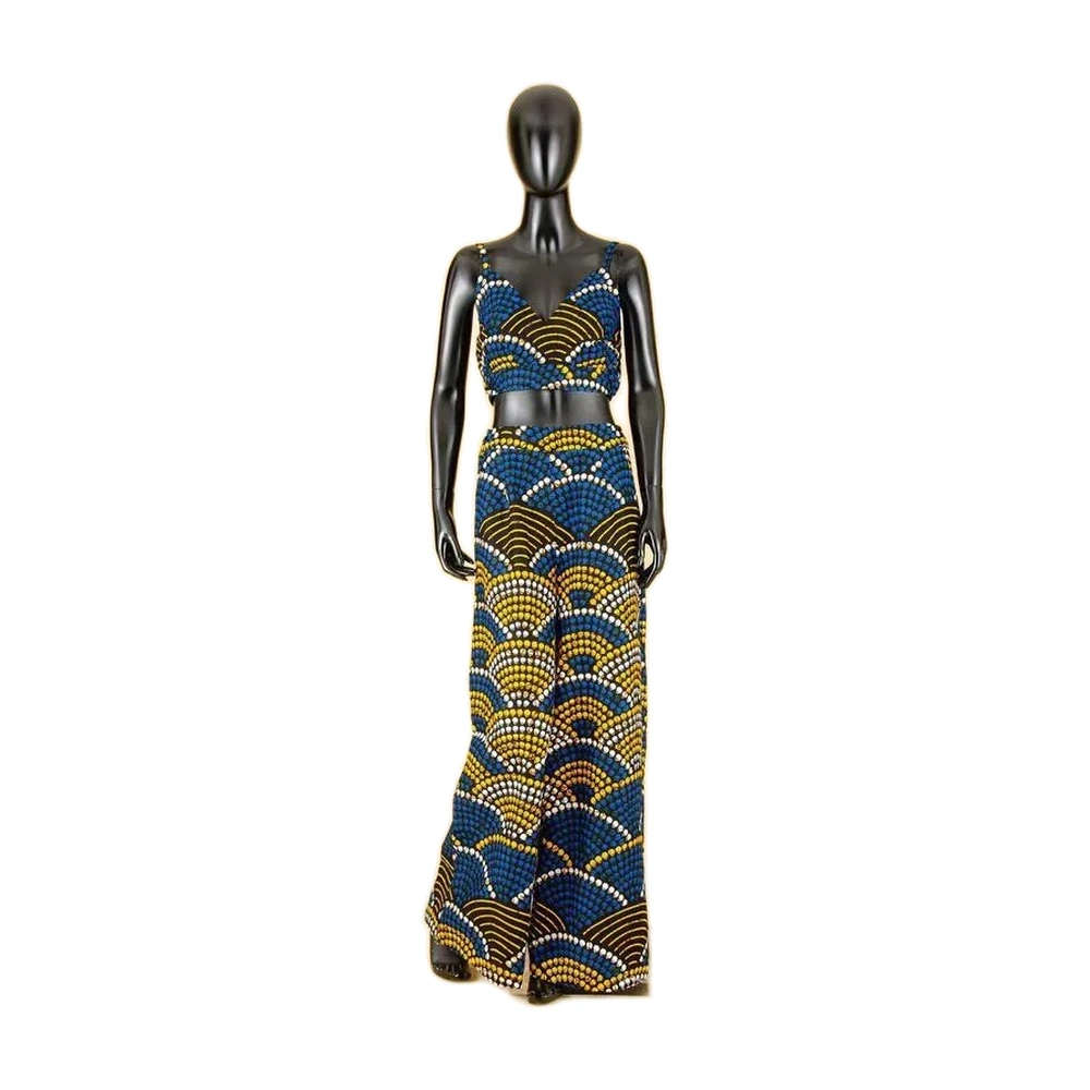 Women’s African Print Two Piece Set - garment view