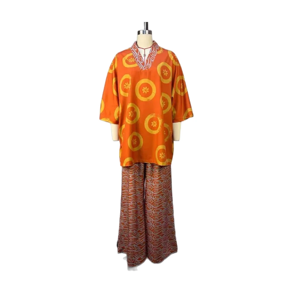 Men’s African Print Two-Piece Set - garment view