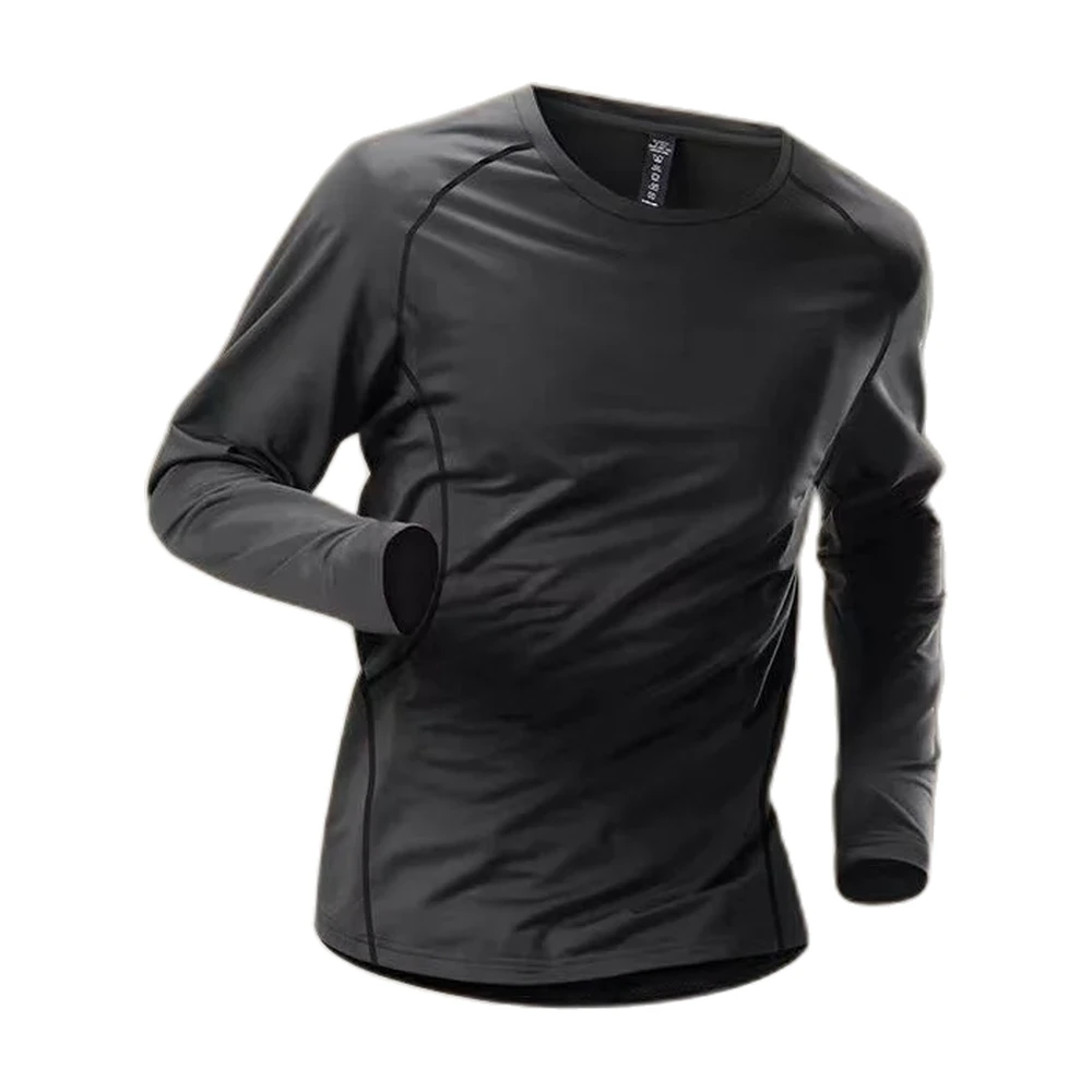 Men’s Long Sleeve Compression Shirt Base Layer - garment view