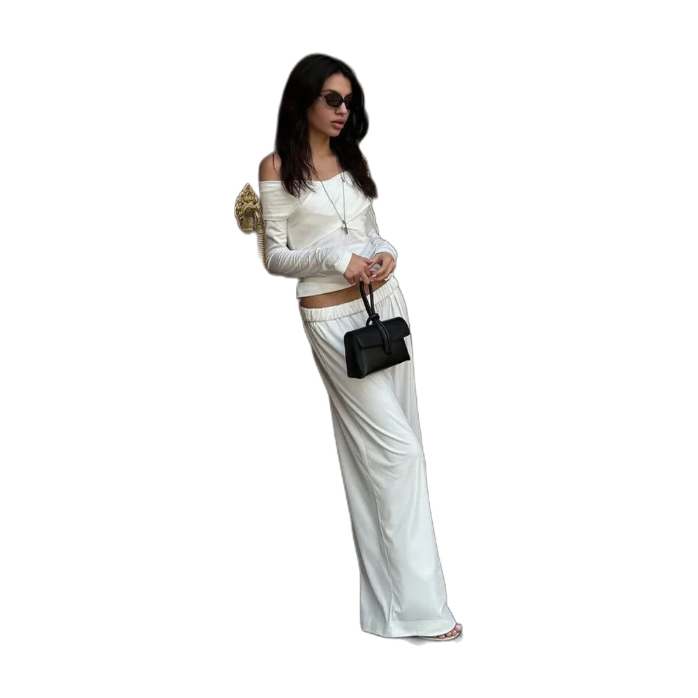 Women’s Lightweight High-Waist Breathable Two-Piece Set - garment view