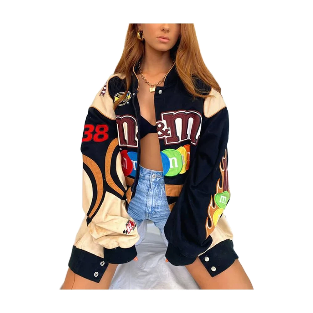 Women’s Vintage Varsity Jacket - garment view