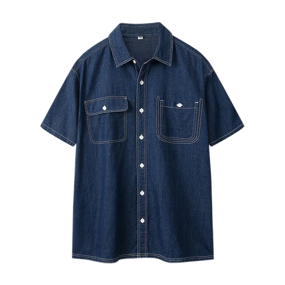 Men’s Classic Denim Shirt - garment view