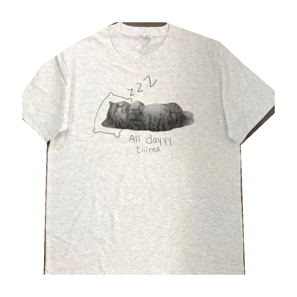 Men’s Cat Graphic T-Shirt - garment view