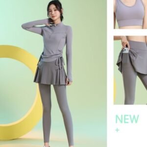 Breathable Stretch Women’s Tennis Dress Set