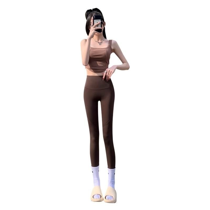 Women’s High Waist Yoga Leggings - garment view