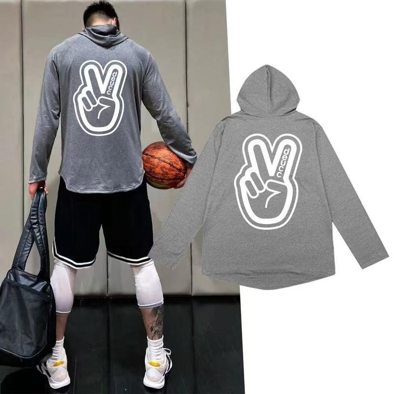 Men’s Lightweight Breathable Quick Drying Hooded Sports Top for Training and Gym Workouts