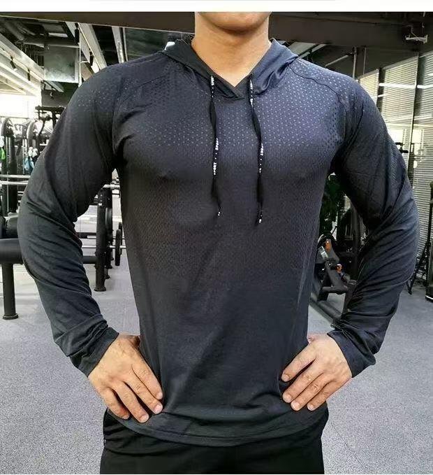 Men’s Breathable Mesh Lightweight Gym Hoodie - Image 2