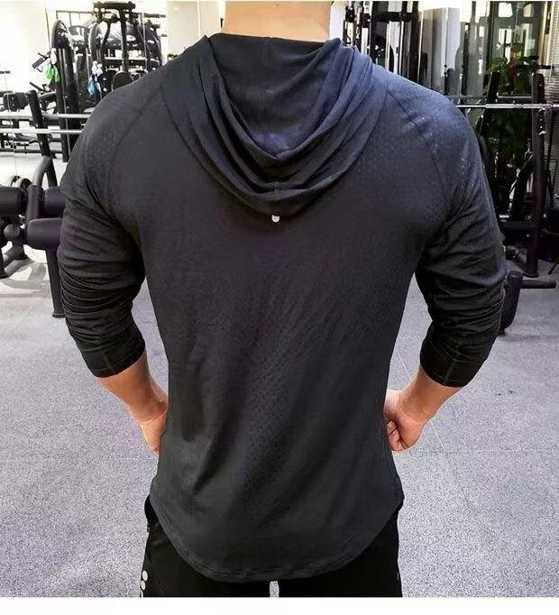Men’s Breathable Mesh Lightweight Gym Hoodie - Image 3