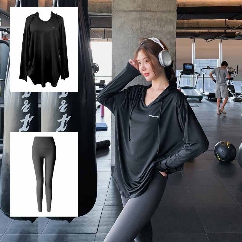 Women’s Lightweight Performance Fabric Yoga Hoodie - garment view