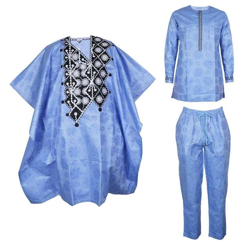 Men’s African Traditional Agbada Set - garment view