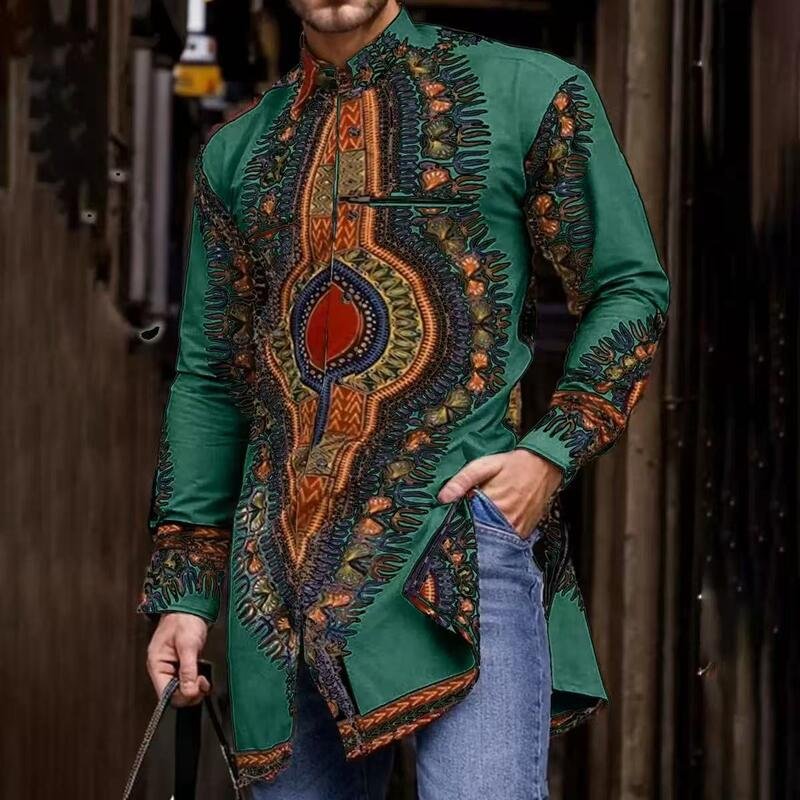 Men’s African Dashiki Shirt - Image 3