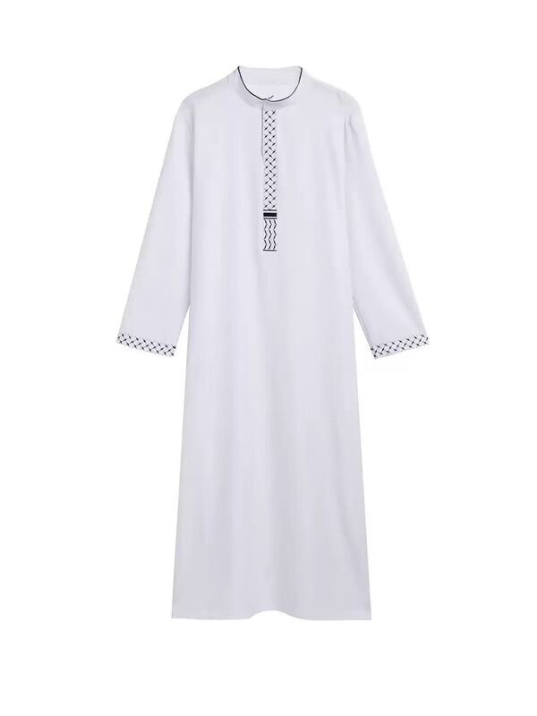 Men’s Arabic Thobe Islamic Robe - garment view