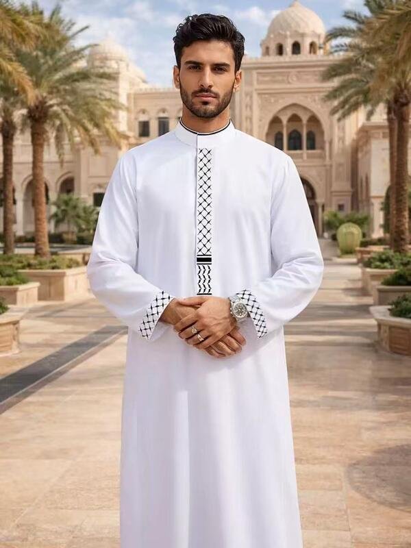 Men’s Arabic Thobe Islamic Robe - Image 3
