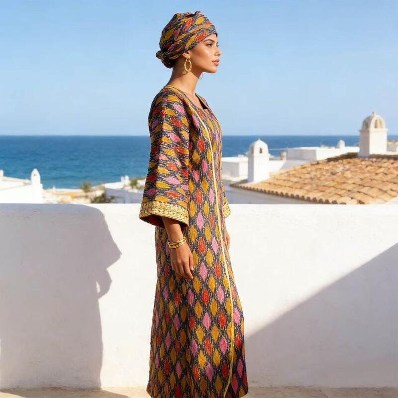 Women’s African Kaftan Dress - Image 2