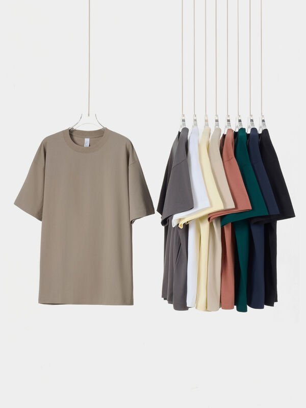 Women’s Oversized Cotton T-Shirt - garment view
