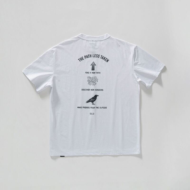 Men’s Outdoor Graphic T-Shirt in Cotton - garment view