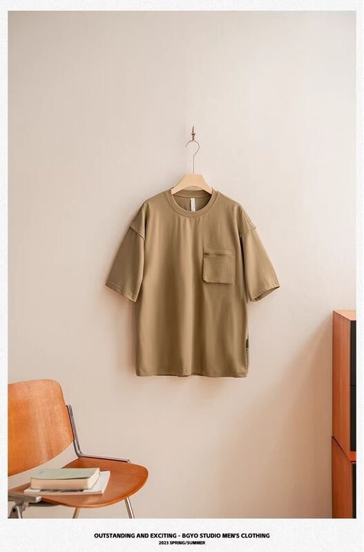 Men’s Oversized Relaxed Fit T-Shirt - garment view
