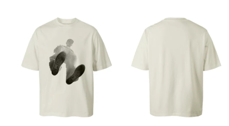 Men’s Minimalist Abstract Graphic T-Shirt - garment view