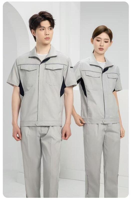 Unisex Long Sleeve Work Uniform Set - garment view