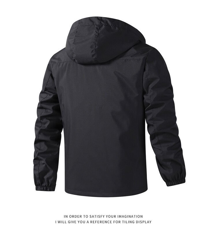 Men’s Multi-Pocket Hooded Utility Jacket - Image 3